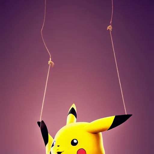 Image similar to pikachu in a hammock, cinematic, cinematic lighting, trending on Artstation, Cgsociety, detailed, 4k, very realistic