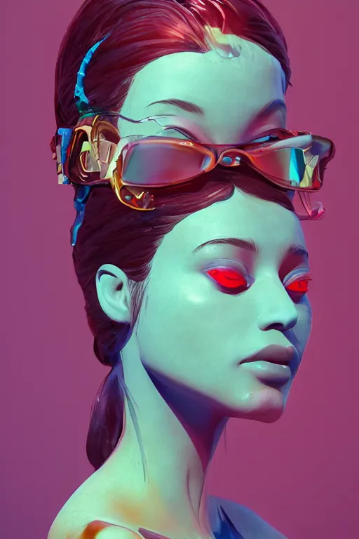 Prompt: epic 3 d abstract 🇵🇷 headset hacker, spinning hands and feet, 2 0 mm, plum and teal peanut butter melting smoothly into asymmetrical succulent and sugar cane, liquid, beautiful, intricate, houdini sidefx, trending on artstation, by jeremy mann, ilya kuvshinov, jamie hewlett and ayami kojima