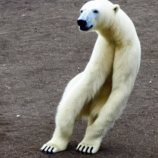 Image similar to bald polar bear