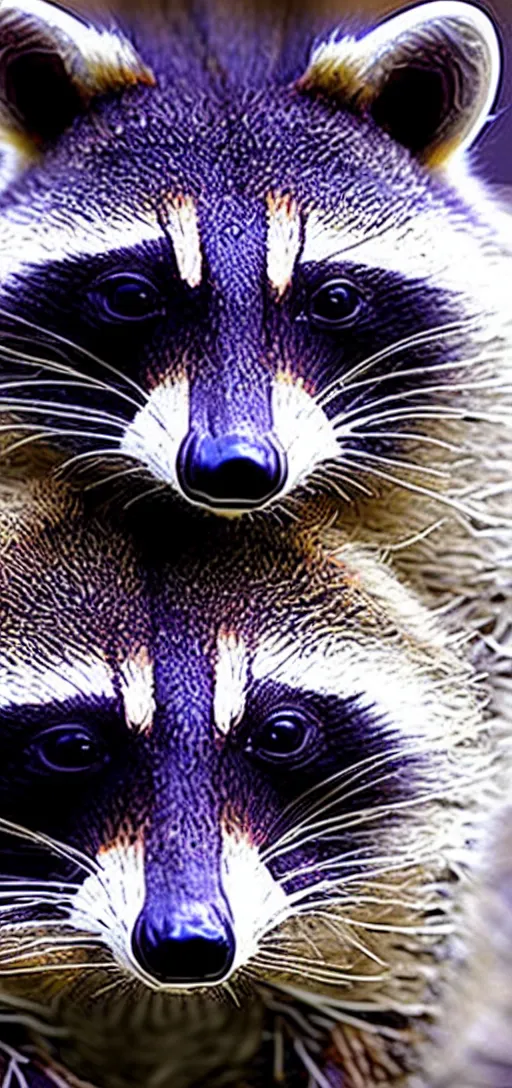 Image similar to racoon working at walmart, ultra hd, lots of detail, amazing photography