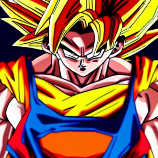 Image similar to funkpop goku, photorealistic, 8k