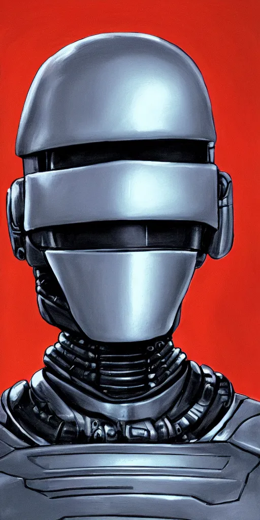 Prompt: Robocop Portrait