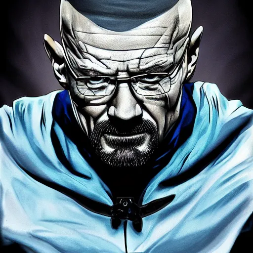 Prompt: walter white as venom