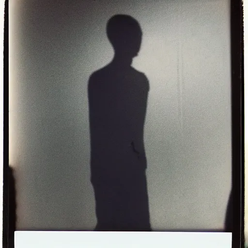 Image similar to polaroid photo of a faceless person