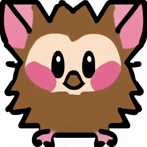 Prompt: twitch emote of a cute hedgehog, adorable, cute