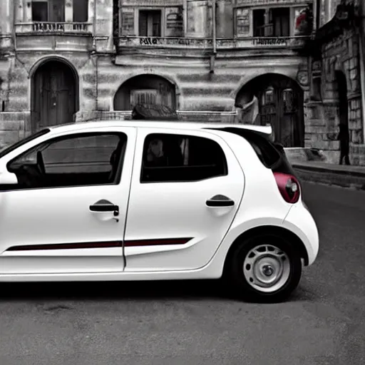 Image similar to steampowered Renault sandero photo by Leonardo da Vinci