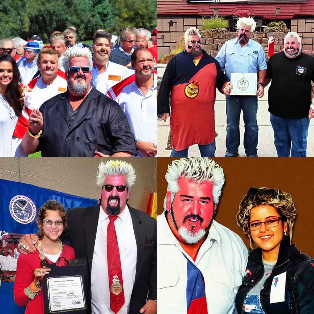 Prompt: Citizenship ceremony of Flavor Town