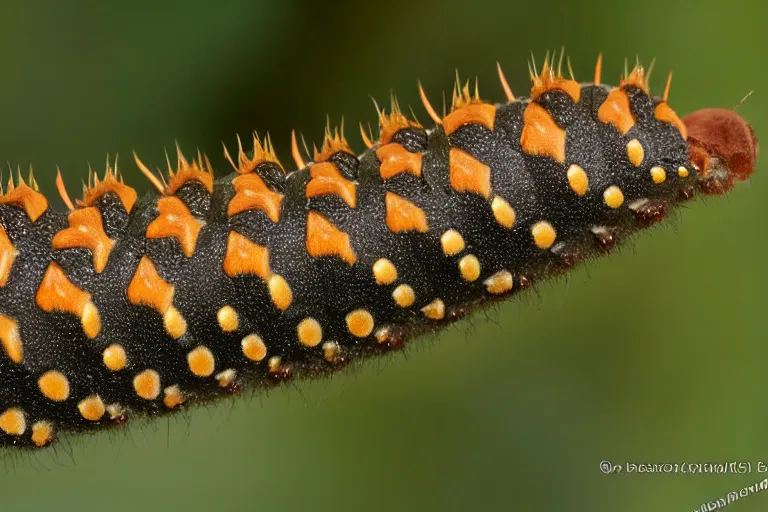 Image similar to hickory horned devil ( regal moth ) caterpillar award winning nature photography