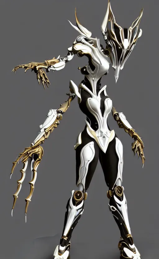 Prompt: extremely detailed front shot, low shot, of a beautiful elegant saryn warframe, that's a giant beautiful stunning anthropomorphic robot female dragon with metal cat ears, posing elegantly, detailed sharp robot dragon paws for feet, thick smooth warframe legs, streamlined white armor, long elegant tail, two arms, two legs, long tail, detailed warframe fanart, destiny fanart, high quality digital art, giantess art, furry art, 3D realistic, warframe art, Destiny art, furaffinity, DeviantArt, artstation, 8k HD, octane render