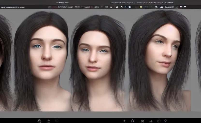 Image similar to unreal engine experiment in generating real - time hair renders, computer science, programming, gpu