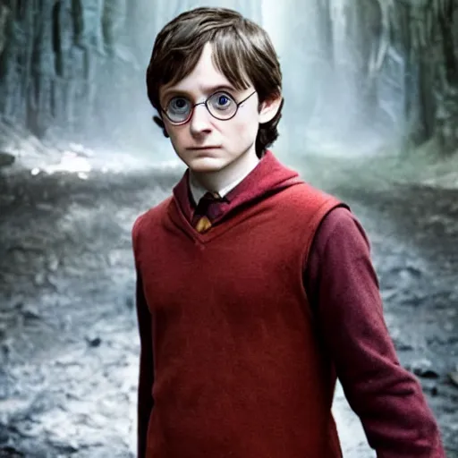 Image similar to Elijah Wood as Harry Potter