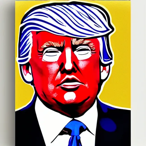 Image similar to donald trump paint huffer guy