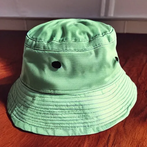 Image similar to shrek bucket hat