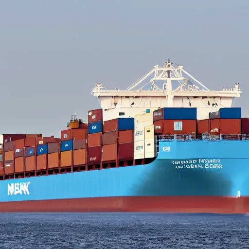 Image similar to maersk container ship,