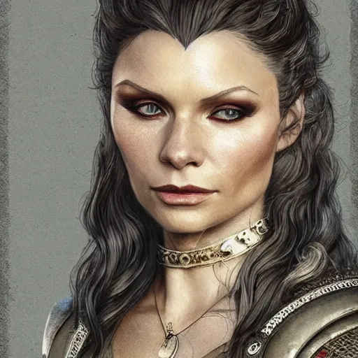 myanna buring as tissaia de vries from the witcher | Stable Diffusion