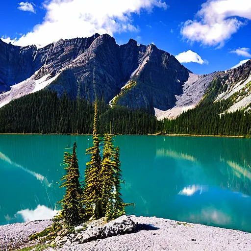 Prompt: Joffre Middle Lake, British Columbia, Canada