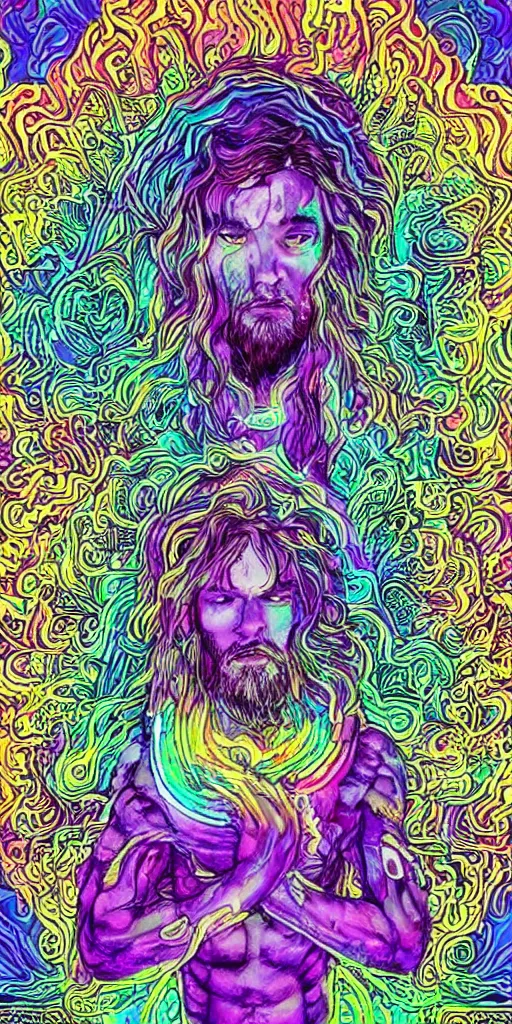 Prompt: god of psychedelics