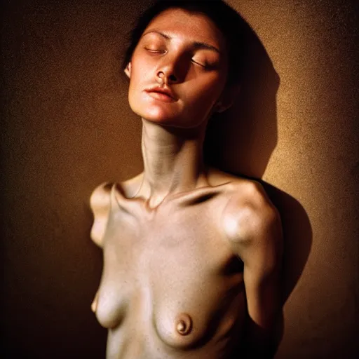 Image similar to beautiful woman with soft skin, 8K artistic photography, photorealistic, chiaroscuro, by Steve Mccurry, Joey L, Raphael, Caravaggio