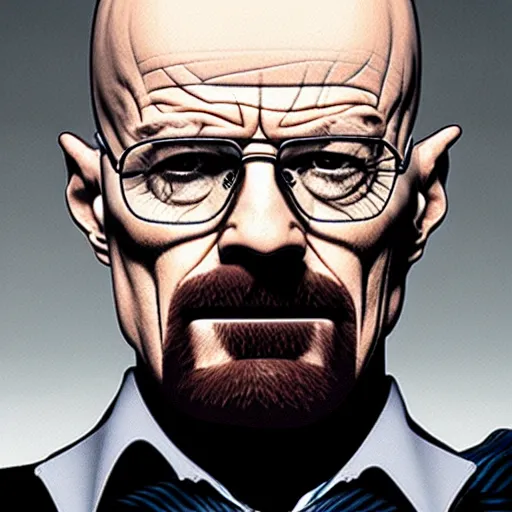 Prompt: Walter white as Batman