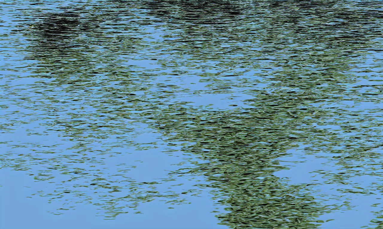 Prompt: reflections in water photorealistic