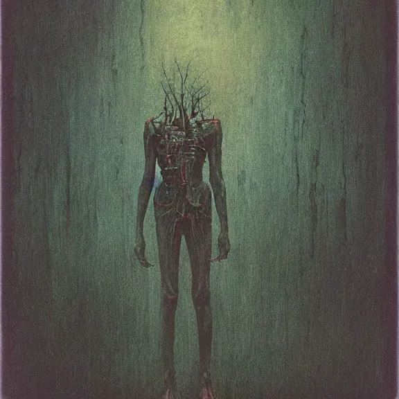 Image similar to acid rich colors, giger beksinski gammell horror king chaos, bleeding colors, big budget movie scene, horror reality, award winning photograph, cinematic lighting, realistic!, hyperrealism, realistic refine flavor, real polaroid picture