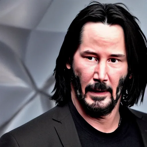 Image similar to Keanu Reeves in Sons of anarchy very detail4K quality super realistic