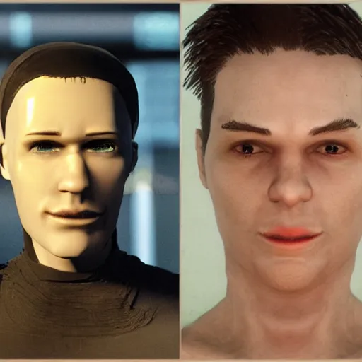 Image similar to uncanny valley