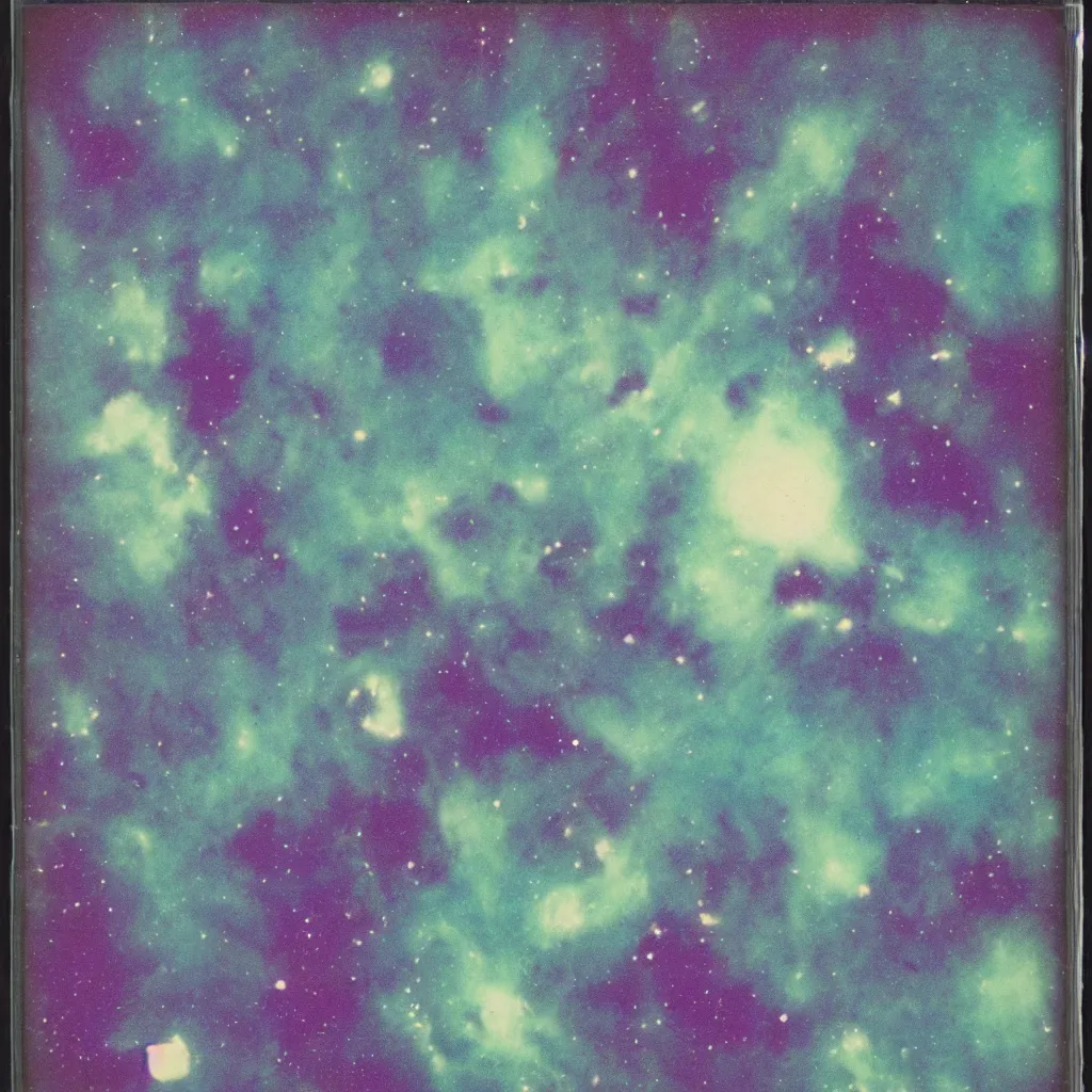 Image similar to sagittexploding nebula expired polaroid commission throwing photographed