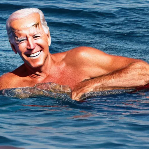 Image similar to joe biden bikini photo, 8 k,