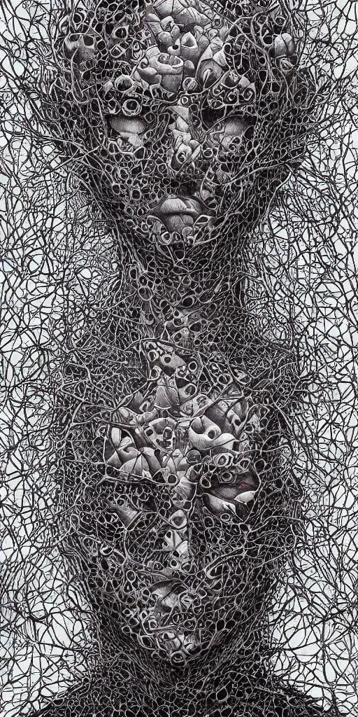 Image similar to cell shaded optical illusion by dan hillier color work by daniel merriam