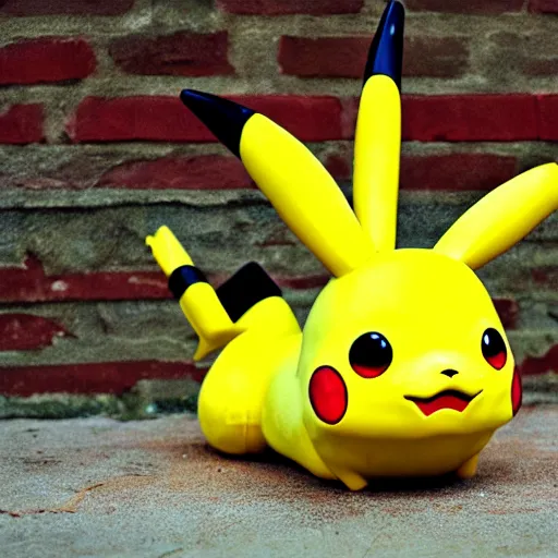 Image similar to a brick pikachu