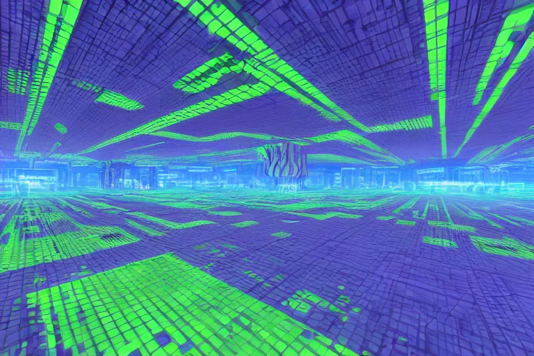 Image similar to hyper cyber world texture realm scape