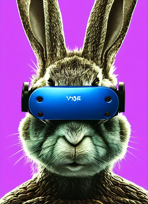 Prompt: rabbit groot blue vr glasses headset by artstation, green, deviantart, artfol, artbox, cgsociety, gfxartist, artful, zatista, artpal, instagram, blendernation, frank stella, beeple, giger, kopera, zawadzki, abstract, surrealism, hyperrealism, futurism 4 k, octane