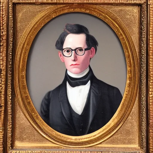 Prompt: 19th century portrait of Neil Cicierega