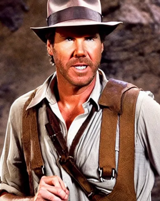 Image similar to will ferrel as indiana jones