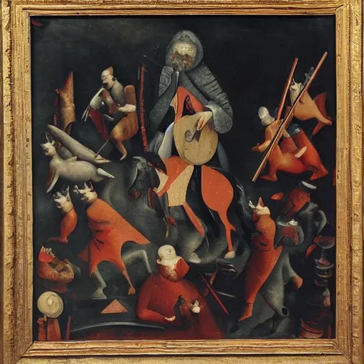 Image similar to karl jenkins bosch painting