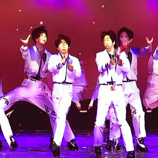 Image similar to arashi performing for aliens