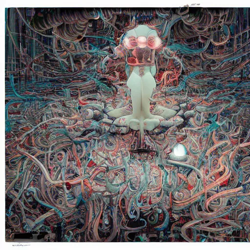 Image similar to the inside of an AI mind by James Jean