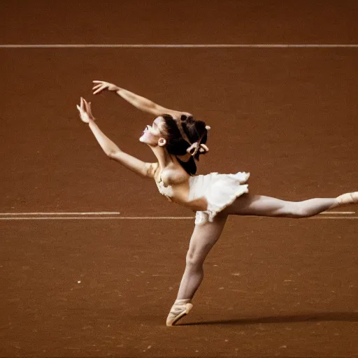 Image similar to a tiger ballerina, award winning photograph, ESPN, Olympics, 60mm