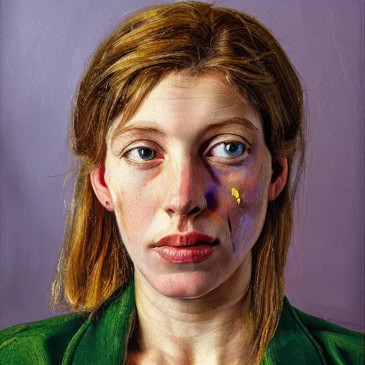 Image similar to high quality high detail painting by lucian freud, hd, portrait of liv tylor, photorealistic lighting