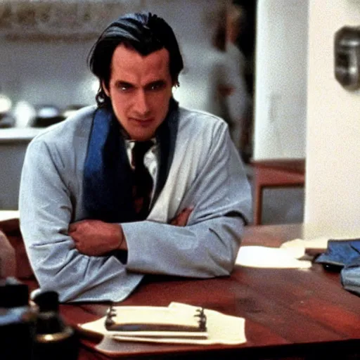 Image similar to French medieval king in American Psycho (1999)