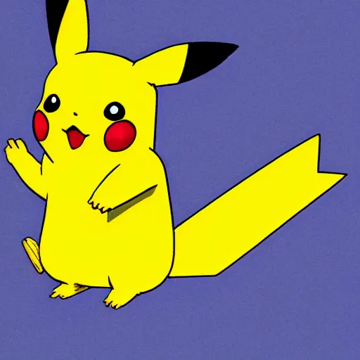 Image similar to pikachu but there is something slightly off, a subtle uncanny change