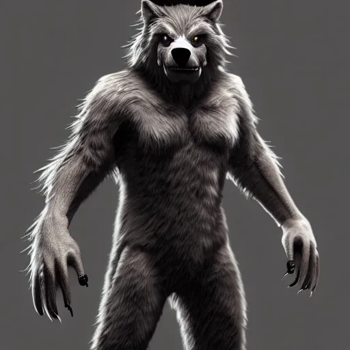 Image similar to cute handsome cuddly werewolf from van helsing unreal engine hyperreallistic render 8k character concept art masterpiece