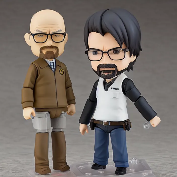 Image similar to Walter White, An anime Nendoroid of Walter White, figurine, detailed product photo