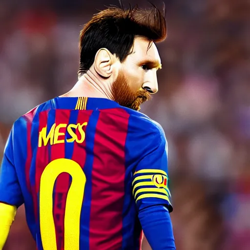 Image similar to Lionel Messi as an Avenger, Hyper realistic 8k