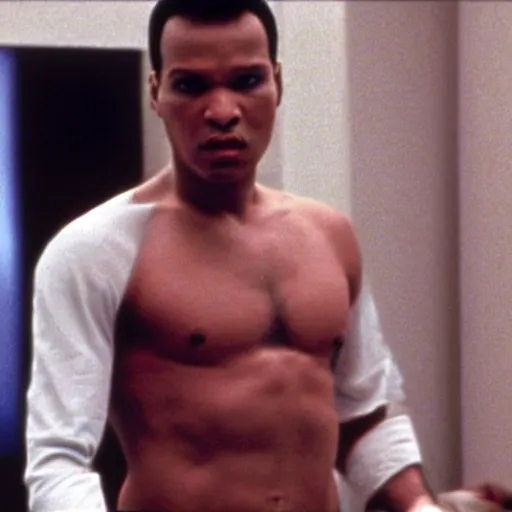 Image similar to Mohamed Ali showing his white card in American Psycho (1999)