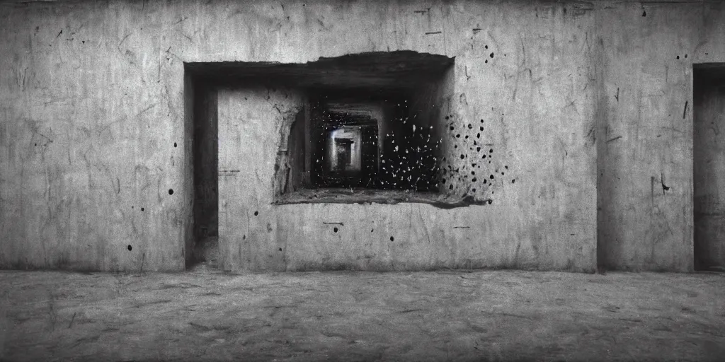 Image similar to detailed medium format photo, polaroid still from tarkovsky movie, dr. apple doing an amazing piece of graffiti on a wall, haze, high production value, intricate details, 8 k resolution, hyperrealistic, hdr, photorealistic, high definition, technicolor, award - winning photography, masterpiece, black and white, grungy