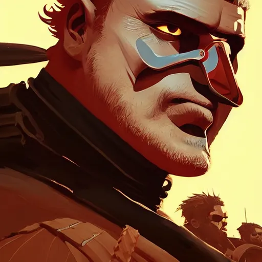 Image similar to face icon stylized minimalist mad max 2 : the road warrior, loftis, cory behance hd by jesper ejsing, by rhads, makoto shinkai and lois van baarle, ilya kuvshinov, rossdraws global illumination