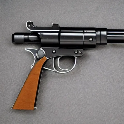 Image similar to mangum revolver 5 0 0 made out of plastic.