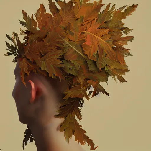 Prompt: a beautiful amazing art of leaves addict out of curl noise splines by tom Haugomat, Serena Malyon, Maxim Shirkov, Alex Pogrebniak and Robin Gundersen, Trending on artstation, featured on Behance, Vision of chaos, octane render.:1